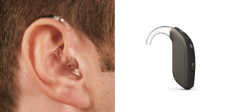 Traditional behind-the-ear (BTE)
